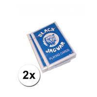2 pakjes speelkaarten