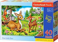 castorland Dear Little Deer - Puzzle - 40 Teile maxi