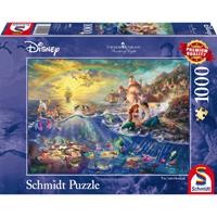 Schmidt Disney Kleine Zeemeermin Ariël 1000 stukjes - Puzzel