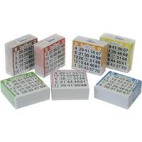 Bellatio Bingo kaarten 1-75 gekleurd