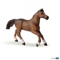 Plastic bruin Arabieren paard 15,5 cm