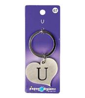 Paperdreams Hart sleutelhanger - U