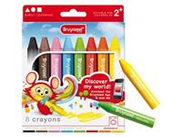 Bruynzeel 8 crayons Early Learning