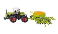 Siku Farmer - Traktor mit Sämaschine 1826, orange/grün, orange/grün