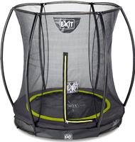 EXIT Silhouette inground trampoline ø183cm met veiligheidsnet - zwart