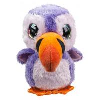 knuffel Lumo Puffin Luna paars 15 cm