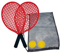 tennisset 39,5 cm rood 5-delig