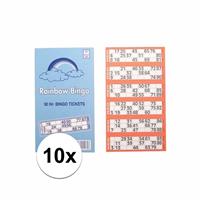 1000x Bingokaarten 1-90