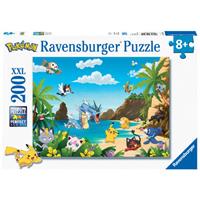 Ravensburger Spieleverlag Ravensburger Kinderpuzzle 12840 - Schnapp sie dir alle! 200 Teile XXL - Pokémon Puzzle für Kinder ab 8 Jahren