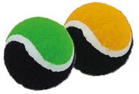 vangspelballen 2 stuks oranje/groen