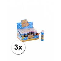 Voordelige kinder bellenblaas 50 ml 3 stuks