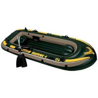 Intex Schlauchboot Seahawk 4 (Set mit 2 Paddeln und Luftpumpe)