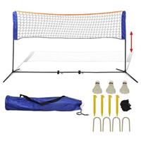 Badminton net met shuttles 300x155 cm