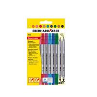 Eberhard Faber viltstiften  duo 0,8+1-3mm assorti etui à 10stuks