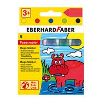 Eberhard faber megamarker eberhard faber assorti 5 stuks