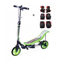 Space Scooter X 590 Deluxe, grün