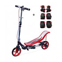 Space Scooter Deluxe X 590, rot/schwarz