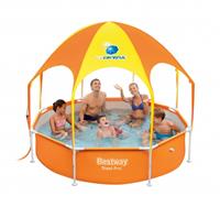 Bestway Splash In Shade Kinderzwembad 244 x 51 cm met Overkapping