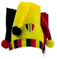 clownshoed WK Football geel/rood/zwart