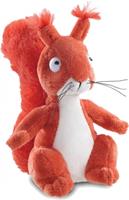 De Gruffalo knuffel eekhoorn 18 cm rood