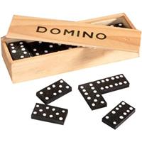 Domino Spel In Houten Kist