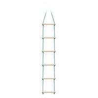 Slackers ninja-touwladder 2,5 meter blauw