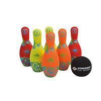 Mts Sportartikel Schildkröt 970227 - Fun Sports, Neopren Kegel Set, Bowlingset , 6 Kegel, 1 Ball