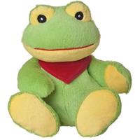 opwarmknuffel kikker 30 cm groen