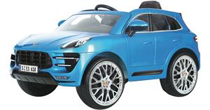Porsche Macan Turbo 12V RC blauw - Blauw