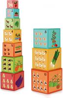Scratch Stapelblöcke Preschool Farm Junior Karton 10-teilig