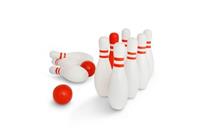 Bstoys Rood & Wit Bowling
