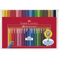 Faber Castell FC-155320 20 Viltstiften GRIP Doos 5 Stuks