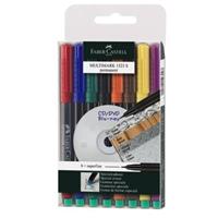 FABER-CASTELL Permanent-Marker MULTIMARK S, 8er Etui