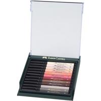 Faber Castell Tekenstift Faber-Castell Pitt Artist Pen Brush set 12 stuks Skin