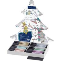 Faber Castell FC-267112 Tekenset Pitt Artist Pen Kerstdisplay