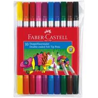 viltstiften Faber Castell Duo etui met 10 stuks