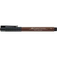 Faber Castell tekenstift Faber-Castell Pitt Artist Pen F donker sepia