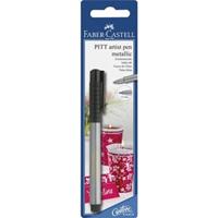 Faber Castell tekenstift Faber-Castell Pitt Artist Pen 251 zilver op blister