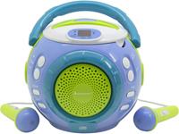 Soundmaster Kinder CD-Player mit Sing-a-long Funktion, blau