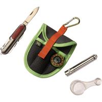 HABA 300319 - Terra Kids Forschertasche, mit Taschenmesser, LED, Lupe und Kompass