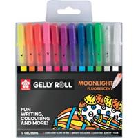 Sakura Gelschrijver  Gelly Roll Moonlight blister à 12 stuks assorti