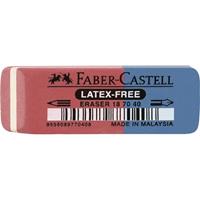 FABER-CASTELL Kautschuk-Kombi-Radierer 7070-40, rot / blau