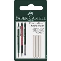 Faber Castell Reservegum  GRIP 1345/1347 3 stuks op blister