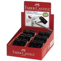 FABER-CASTELL Kunststoff-Radierer SLEEVE MINI, schwarz
