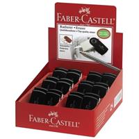 Faber Castell gum Faber-Castell SLEEVE MINI zwart