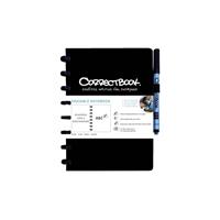 Correctbook Notitieboek  uitwisbaar en herbruikbaar A5 zwart blanco 40blz