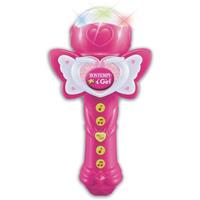 Bontempi draagbare microfoon iGirl meisjes roze 24 cm