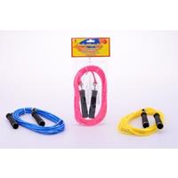 Sports Active Neon Yellow/Blue/Pink Jump Rope 5m (Assorted)