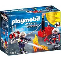 PLAYMOBIL 9468 Feuerwehrmänner mit Löschpumpe