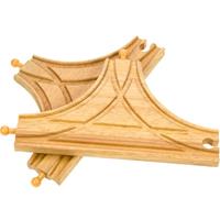 Bigjigs toys houten T splitsing rails